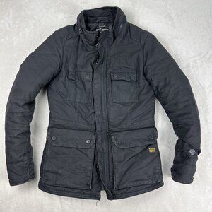 G Star Raw Women Just The Product Black Jacket Size XS Winter Coat Parka Fur